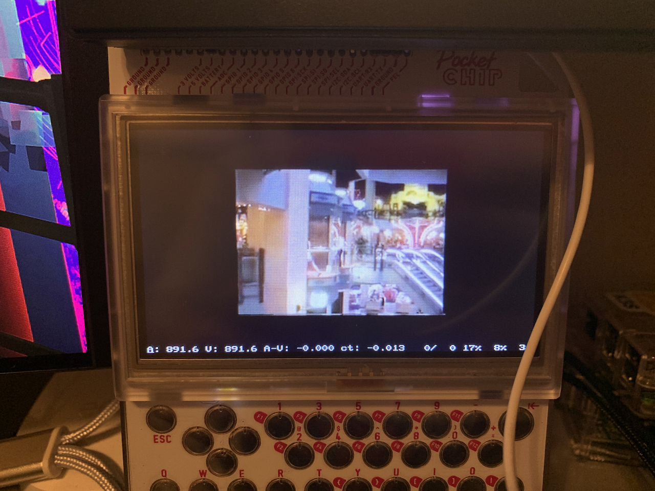 Vaporwave in Pocket C.H.I.P